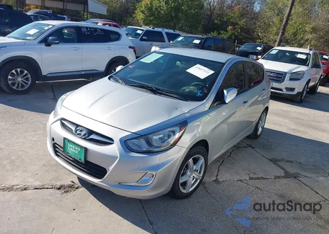 2012 Hyundai Accent Se из США, поврежденный, VIN KMHCU5AE8CU013323